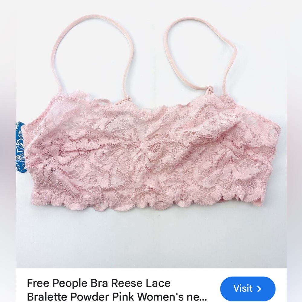 NWT Free People Lace Bralette S